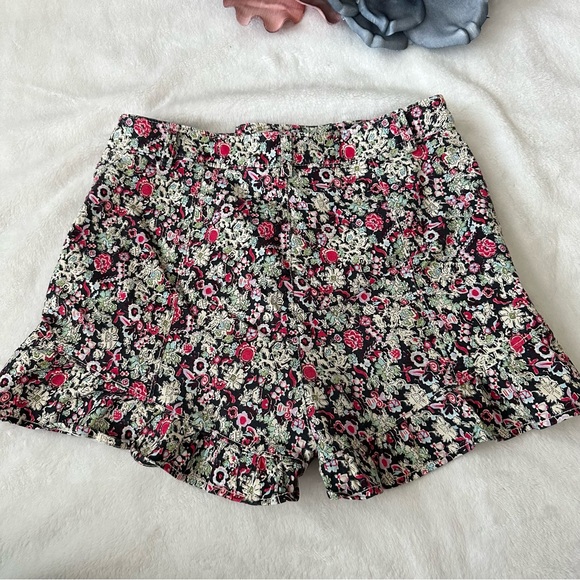 Cinq à Sept Penny Floral Shorts Size 4 - Picture 3 of 13